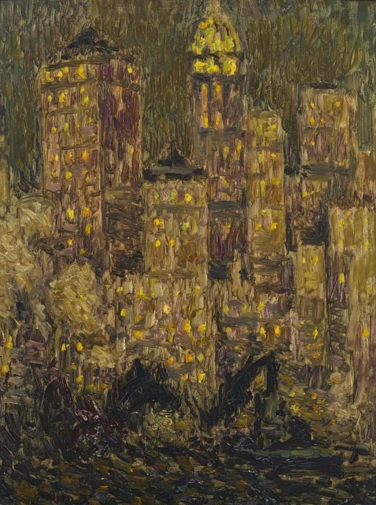 Henri Le Sidaner - 180, L'Arrivo, New York, settembre 1931